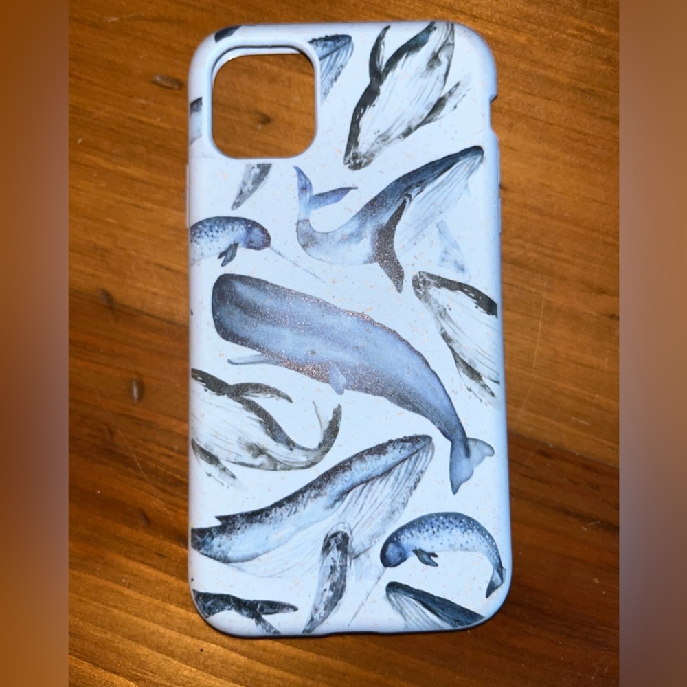 New! Pela iPhone 11 phone case, Whales